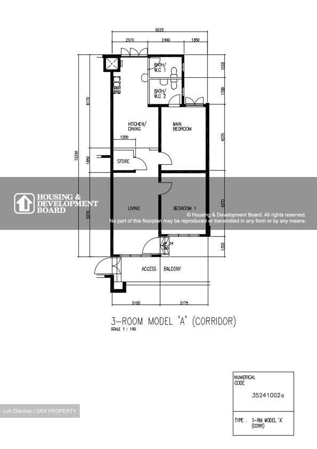Blk 830 Woodlands Street 83 (Woodlands), HDB 3 Rooms #613649011